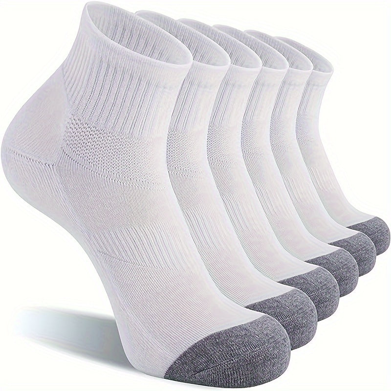 6 Pairs Boy's Mid Crew Sport Socks