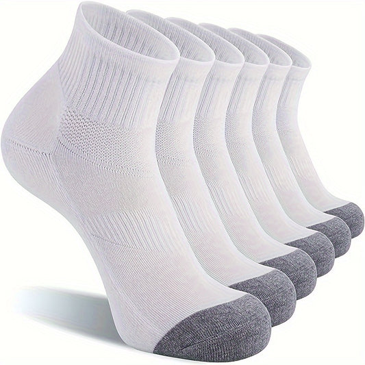 6 Pairs Boy's Mid Crew Sport Socks