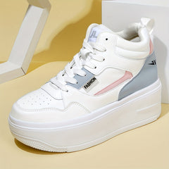 Women's Colorblock High Top Platform Sneakers