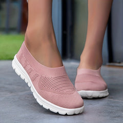 Women's Lightweight Walking Shoes Low Top Sport Flat Shoes