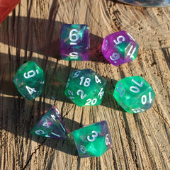 7pcs Starry Sky Dice RPG Dice Set