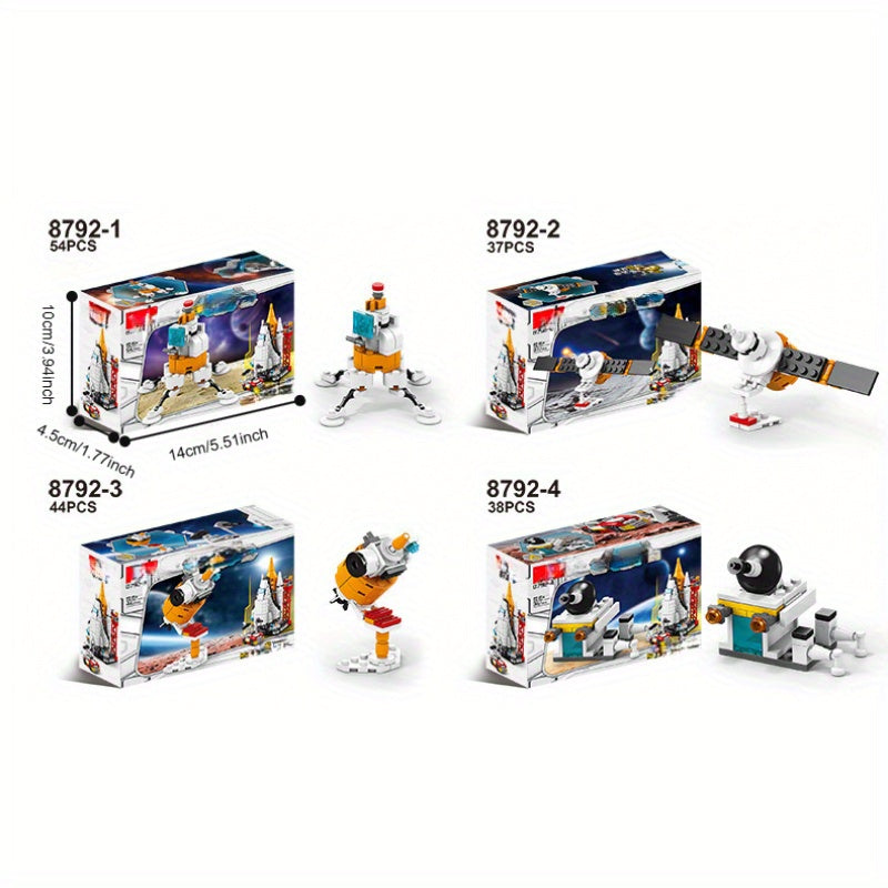 319pcs Building Blocks Toy 8 in 1 Airplane Model Series Set Kids Gift