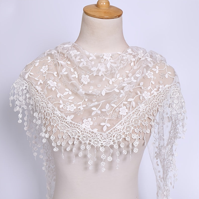 Triangle Lace Veil Lace Scarf Catholic Veil Church Veil Chapel Veil Mantilla