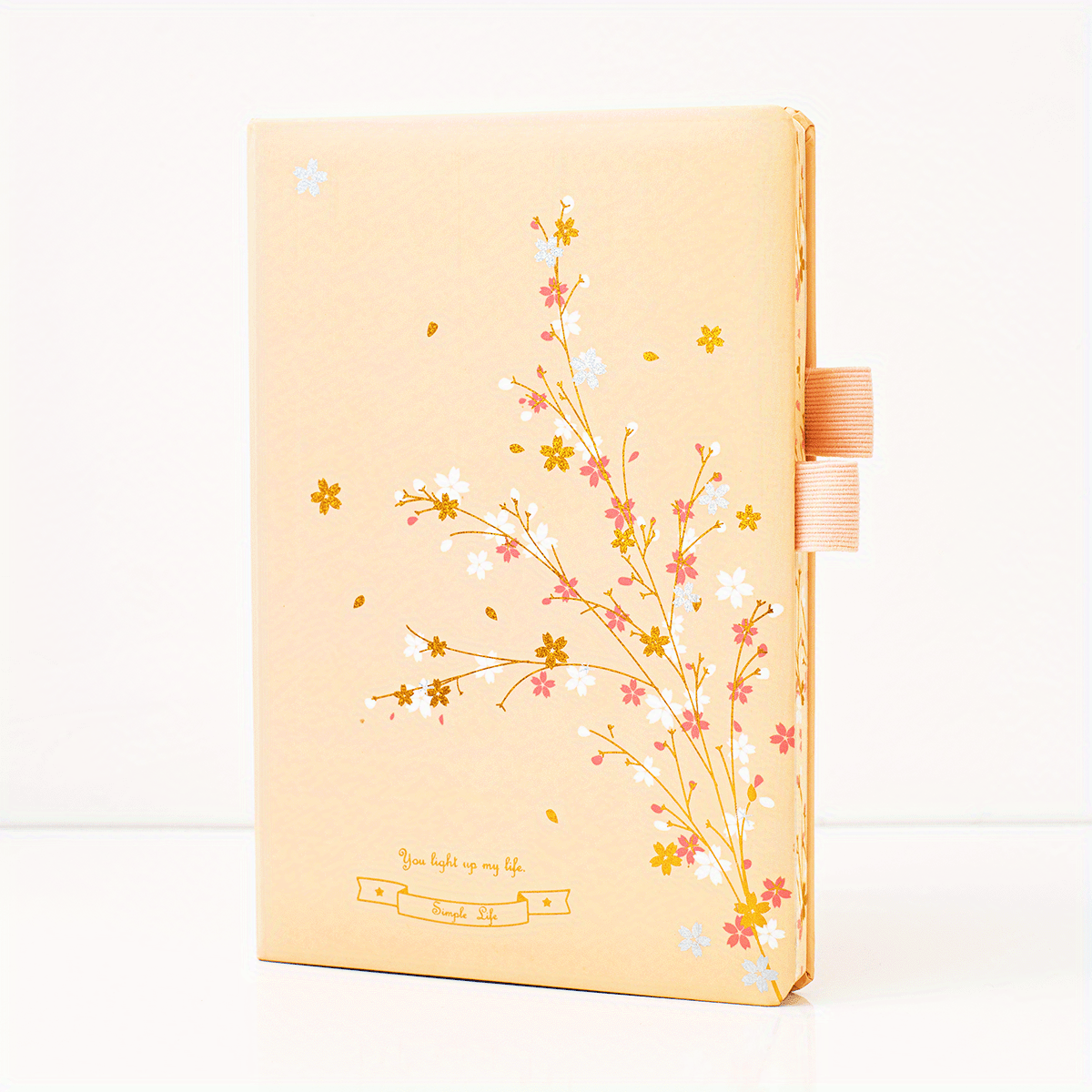 Four Seasons Journal Notebook A5 Size Golden Stamped Flower Border 100gsm 160pg