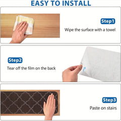 Non Slip Stair Treads Carpet for Wooden Steps Indoor with Adhesive Tape