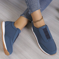 Women's Perforated Breathable Slip On Sports Shoes