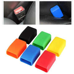 Car Seat Belt Socket Protective Cover Plug Pin Silicone Cover