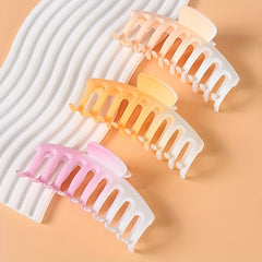 3pcs Gradient Hair Clip Large Claw Clip Girls Kids Hair Accessory