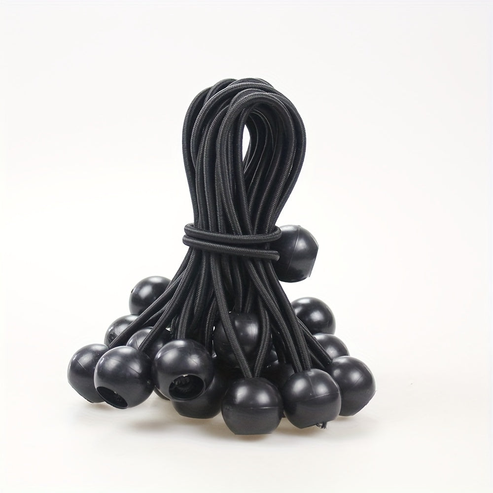 10pcs Ball Bungee Cords Elastic Rope For Canopy Camping Tent