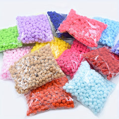 9mm High Elasticity Pompoms Soft Pom Poms Fur Ball Arts Toys Crafts DIY