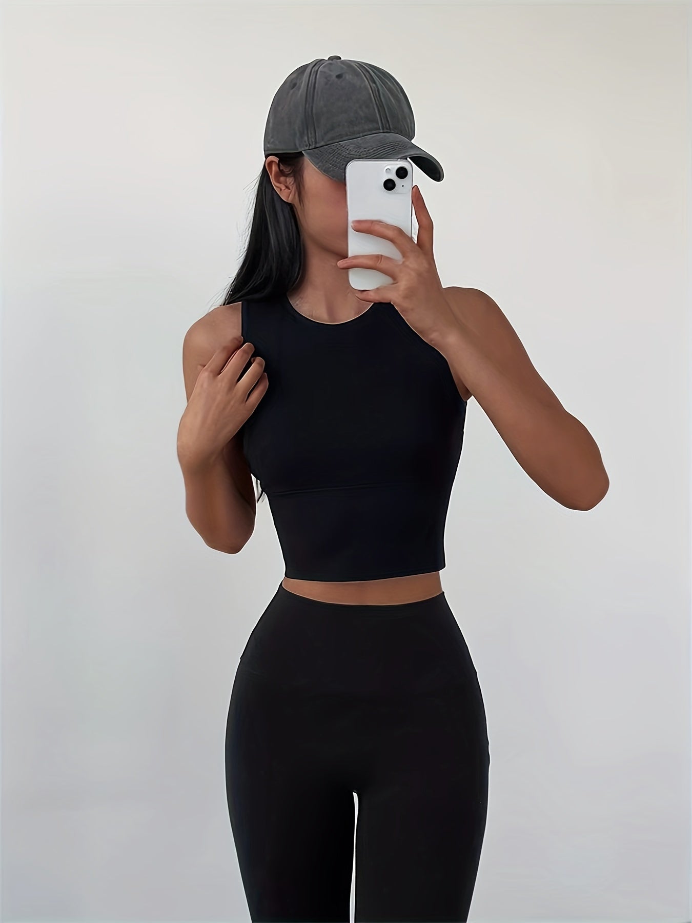 Detachable Chest Pad Backless Tank Top