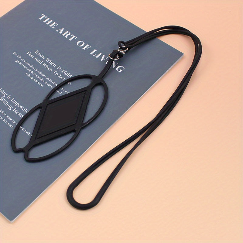 Adjustable Silicone Phone Lanyard Holder Hands-Free Neck Hanging for Smartphones