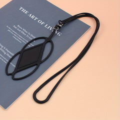 Adjustable Silicone Phone Lanyard Holder Hands-Free Neck Hanging for Smartphones