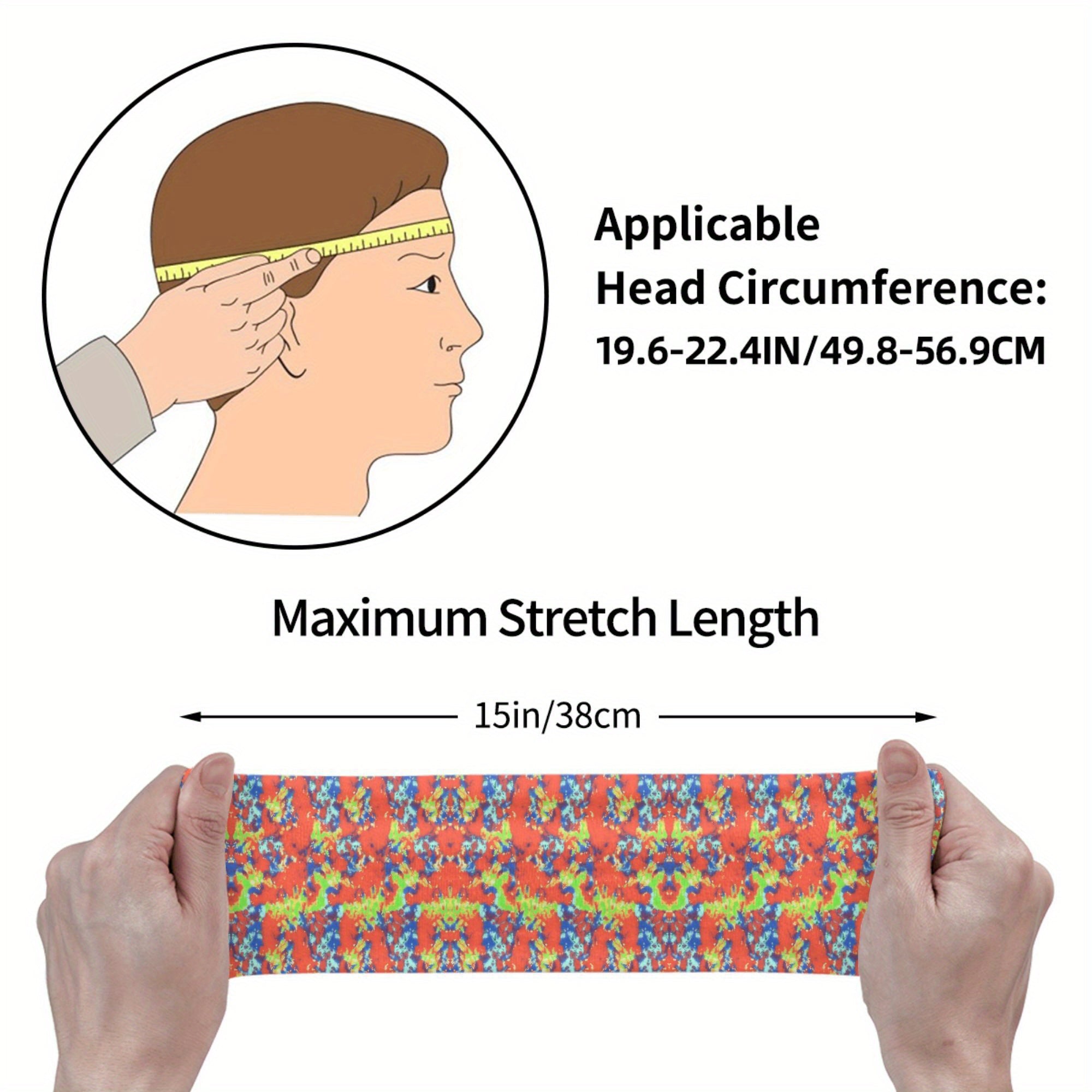 Tie Dye Headband for Sports & Casual Wear