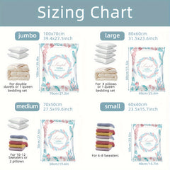 5pcs Large Vacuum Compression Bags for Clothes Blankets