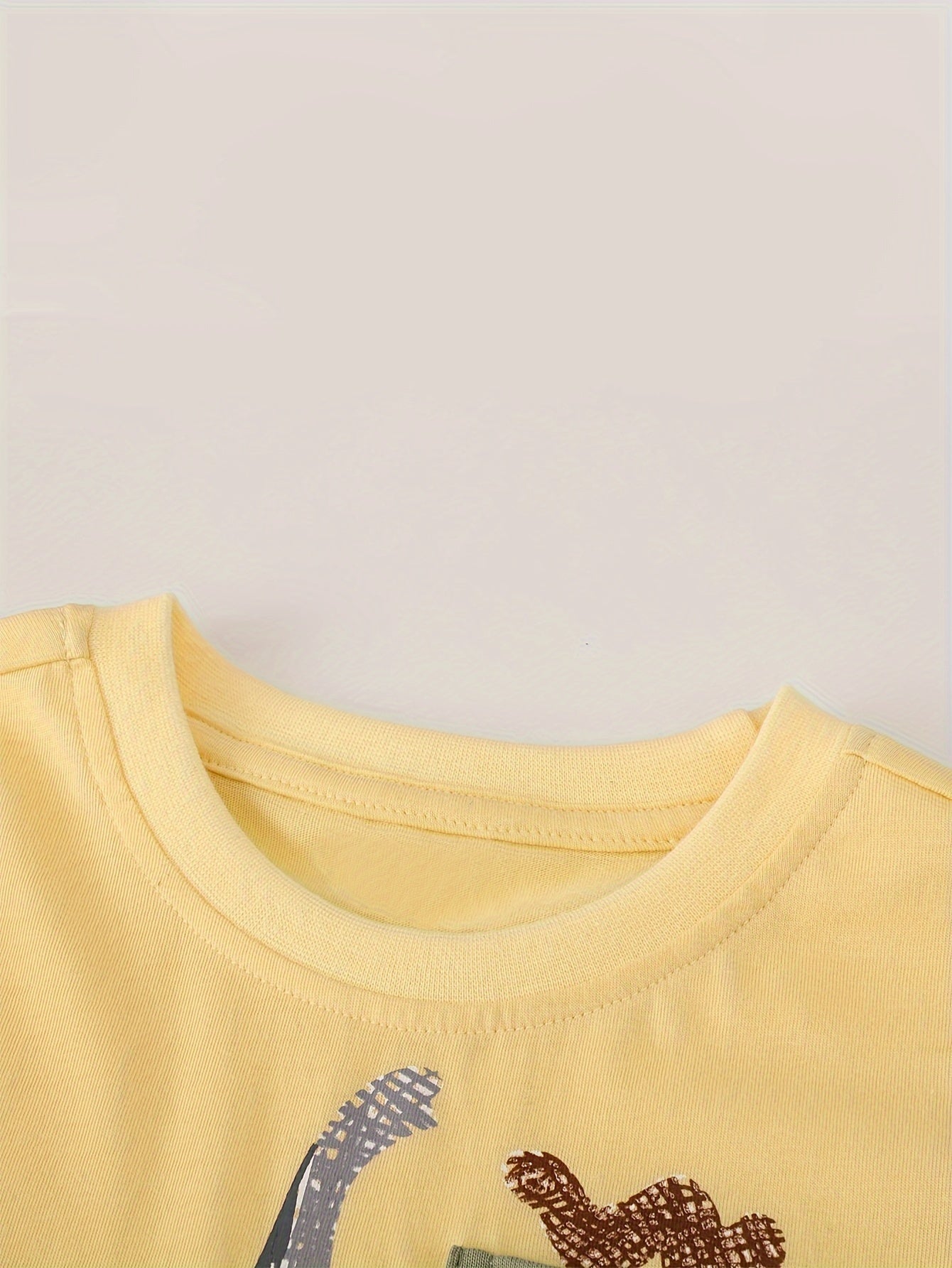 Boys Elephant Print T-shirt & Tropical Leaf Shorts Set
