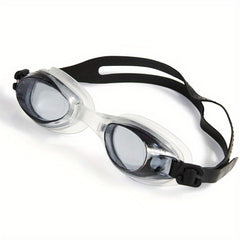 Waterproof Swimming Goggles for Adults and Kids, No Leak Transparent Lens