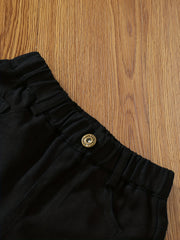 Girls' Comfy Casual Shorts with Pockets - Kids Outfit