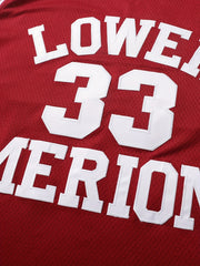 Men's Embroidery 33 Basketball Jersey Vintage Breathable Sleeveless Shirt