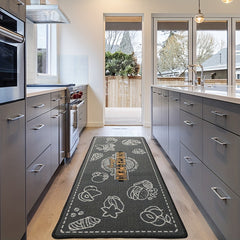 Soft Fluffy Kitchen Mat Entrance Door Mat Non slip Runner Rugs Bathroom Absorben