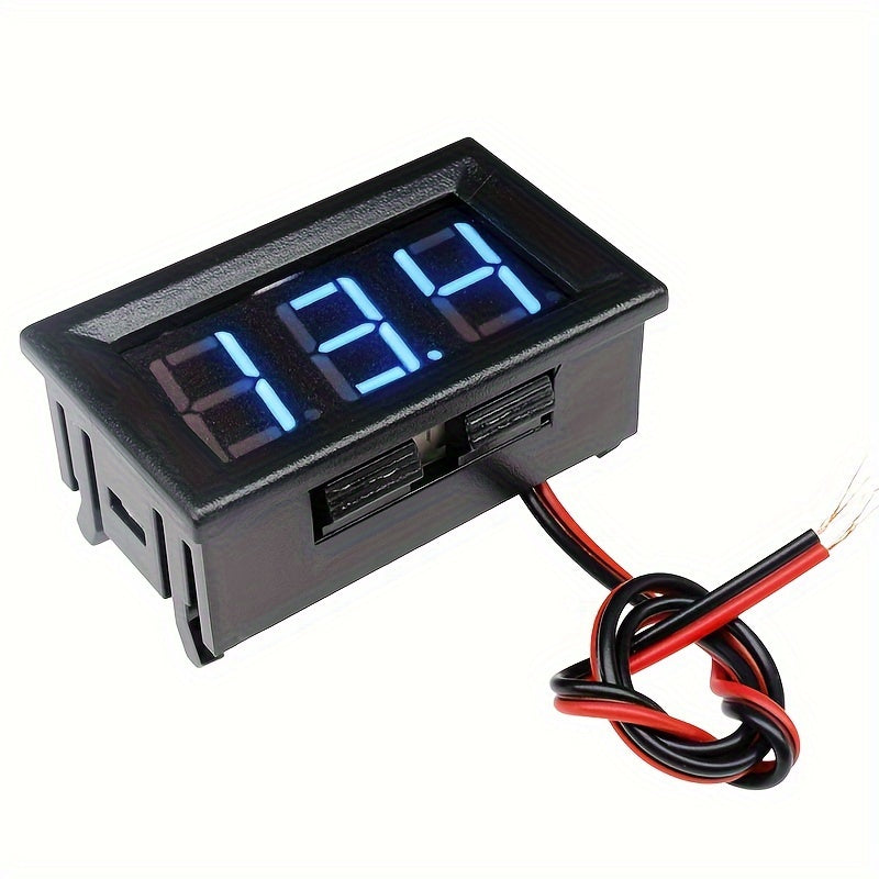 Waterproof DC Voltmeter LED Display 3V-30V Tester