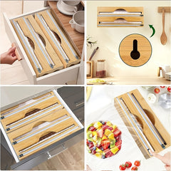 Bamboo Storage Bag Fresh-Keeping Box Kitchen Drawer Organizer