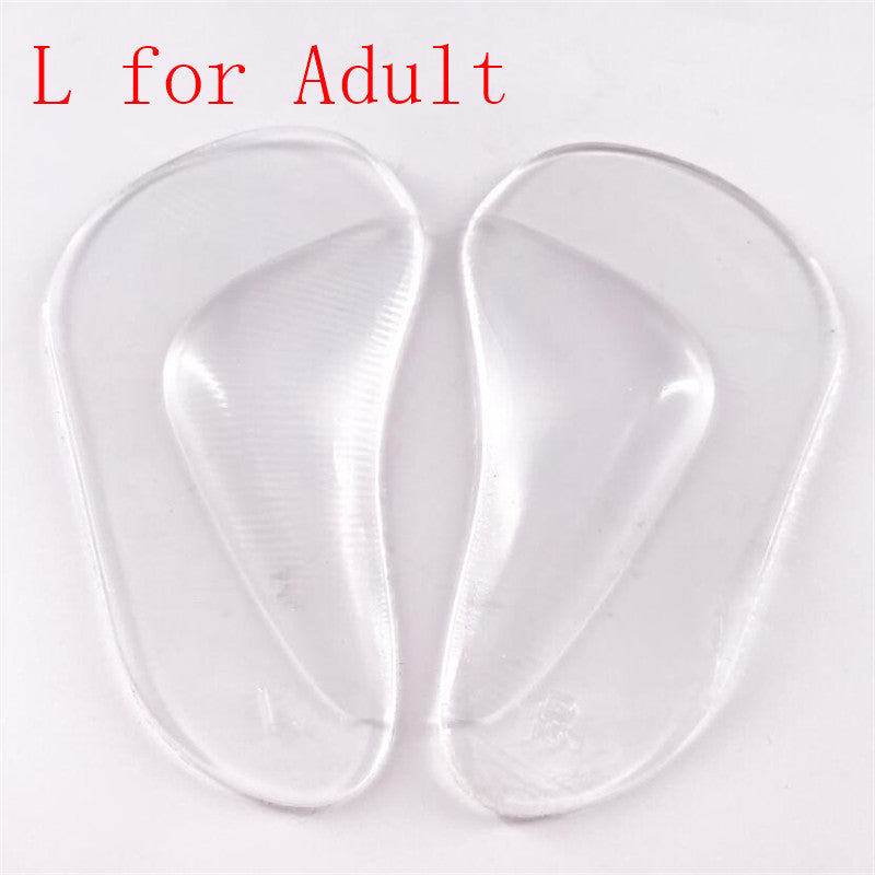 2PCS Orthotic Arch Support Insole Flat Foot Corrector Shoe Insert Silicone Pads