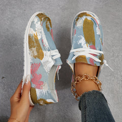 Women's Printed Canvas Shoes Lightweight Comfortable Sports Shoes