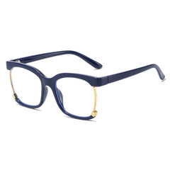 Metal Frame Blue Light Blocking Glasses Unisex