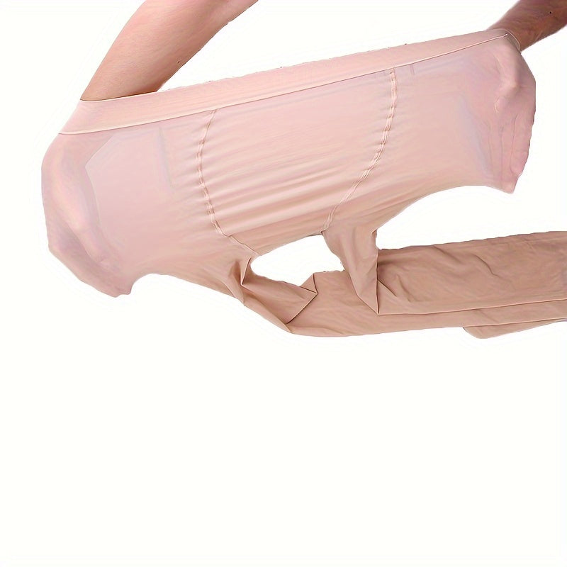 Casual Stockings Women's 40D Solid Nylon High Rise Stretch Panty