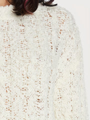 Solid Crew Neck Pullover Sweater Casual Long Sleeve Sweater