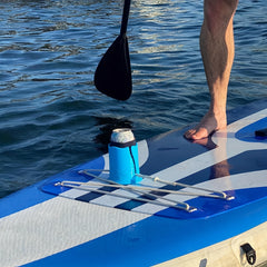 Silicone Surfboard Water Bottle Holder Cup Rack Drawstring Fixed Accessories