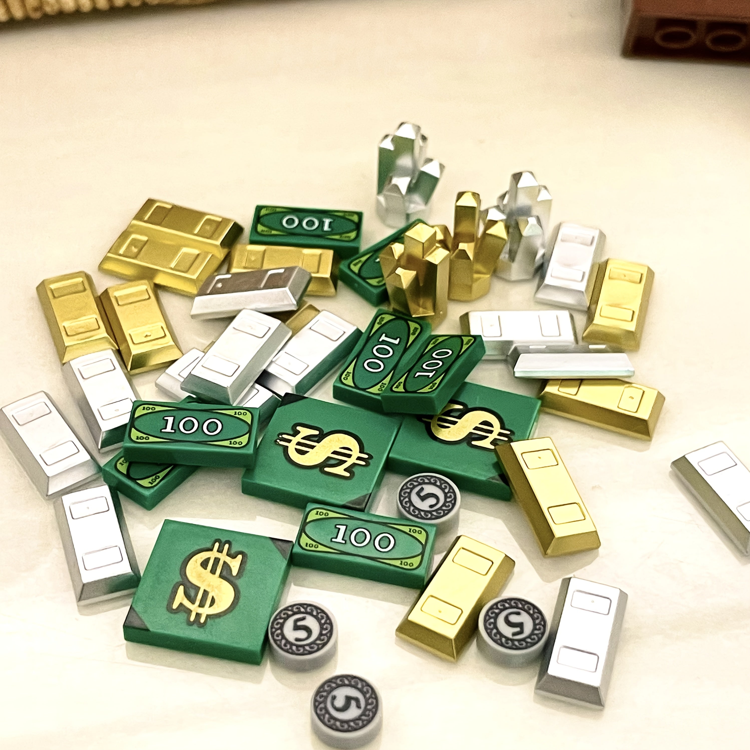 Money Pattern Building Blocks Set