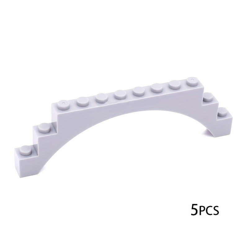 5pcs Small Particle Bridge Building Blocks with Arch Bricks