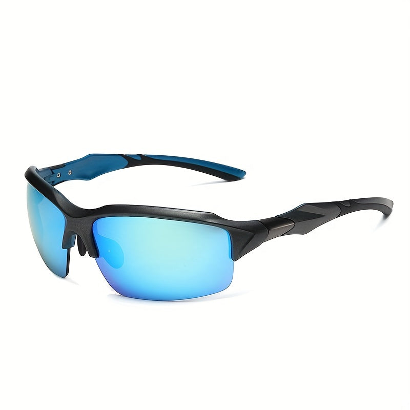 Wrap Around Sports Sunglasses UV400 Protection Eyewear For Men