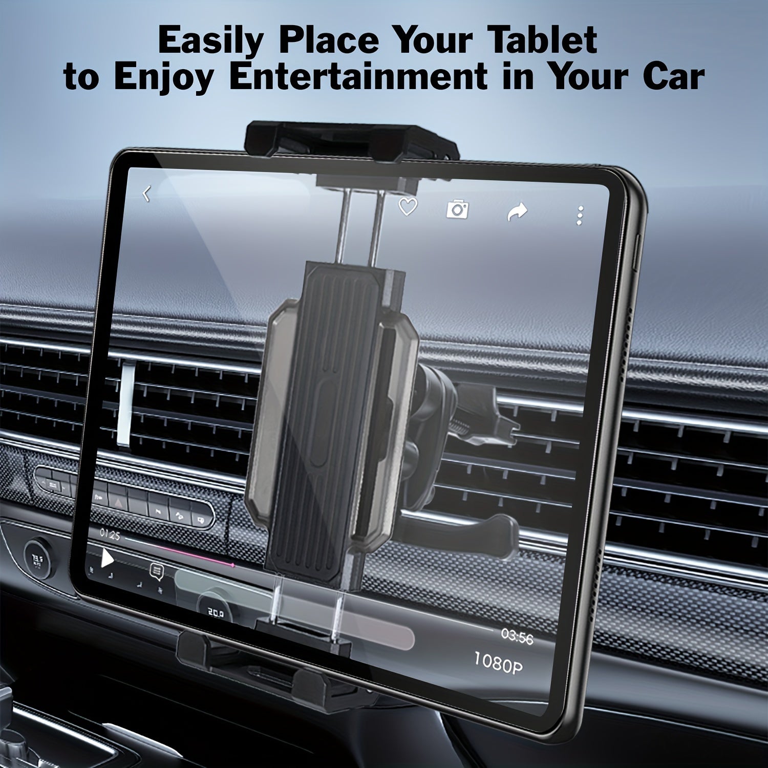 Car Phone Tablet Holder Mount Upgraded Support Function
