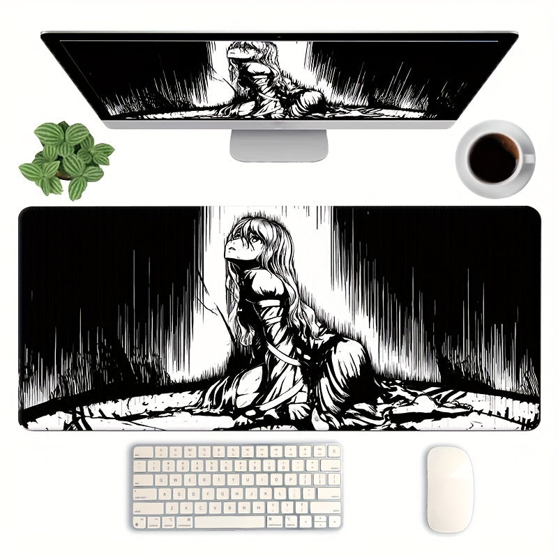 Anime Character Mouse Pad Office Gaming Desk Pad Non Slip Rubber HD Keyboard Mou
