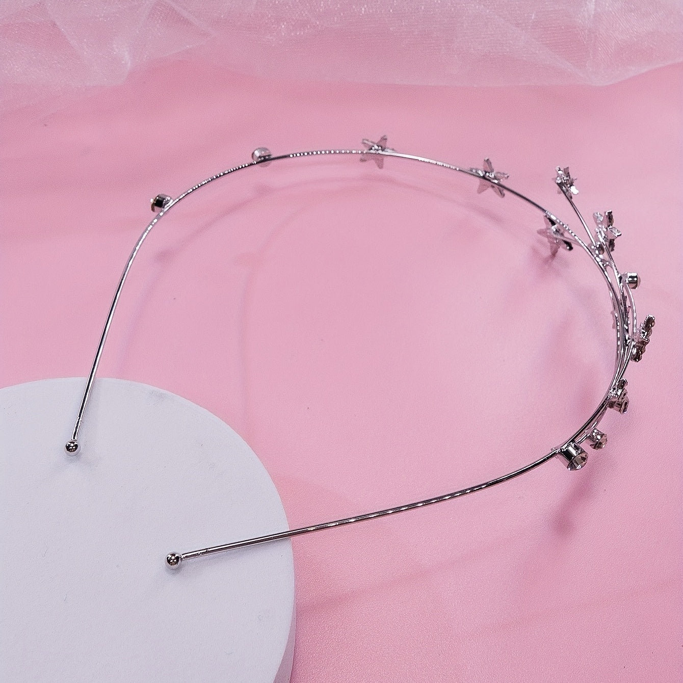 Star Shape Rhinestone Head Hoop Bridal Wedding Hair Accessories