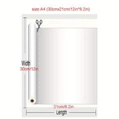 A4 PU Heat Transfer Vinyl Soft & Elastic 30X21cm 12X8in