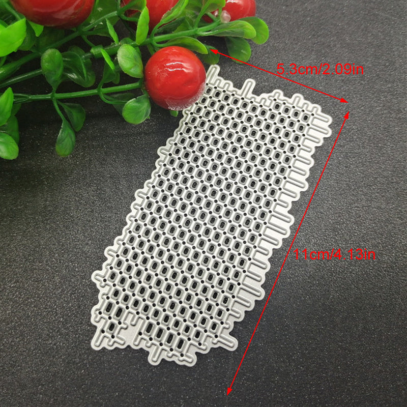 Honeycomb Grid Fishnet Metal Cutting Dies Stencil for Cards Scrapbooking DIY