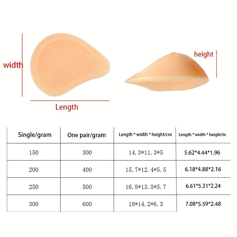 Silicone Bra Pads Invisible Chest Enhancer Women's Lingerie Accessories