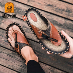 LAORENTOU Men's Lightweight Comfort Flip Flops