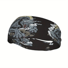 Werewolf Unisex Sports Headband - Sweat Wicking Stretchy Polyester