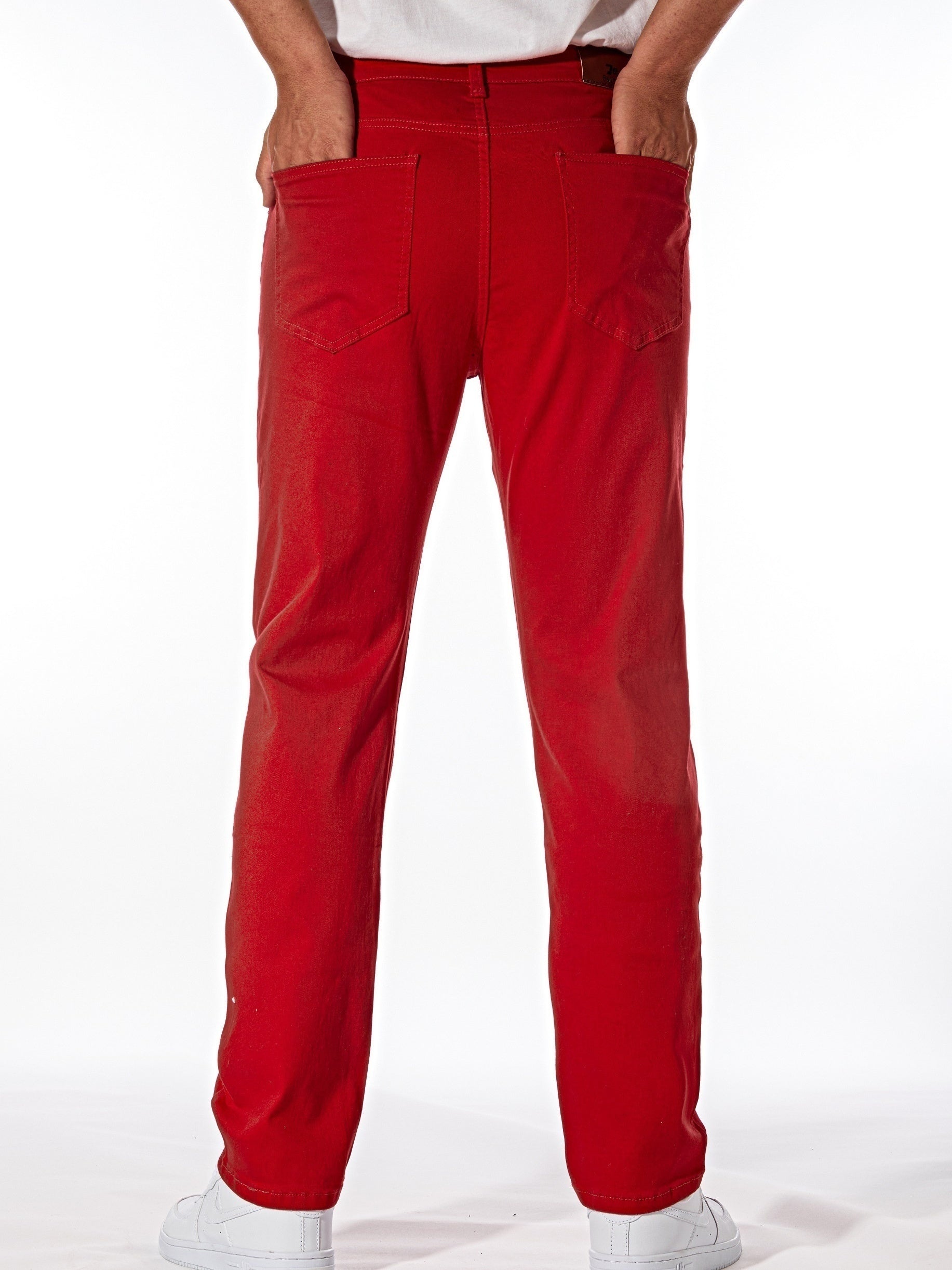 Men's Slim Fit Jeans Medium Stretch Denim Pants