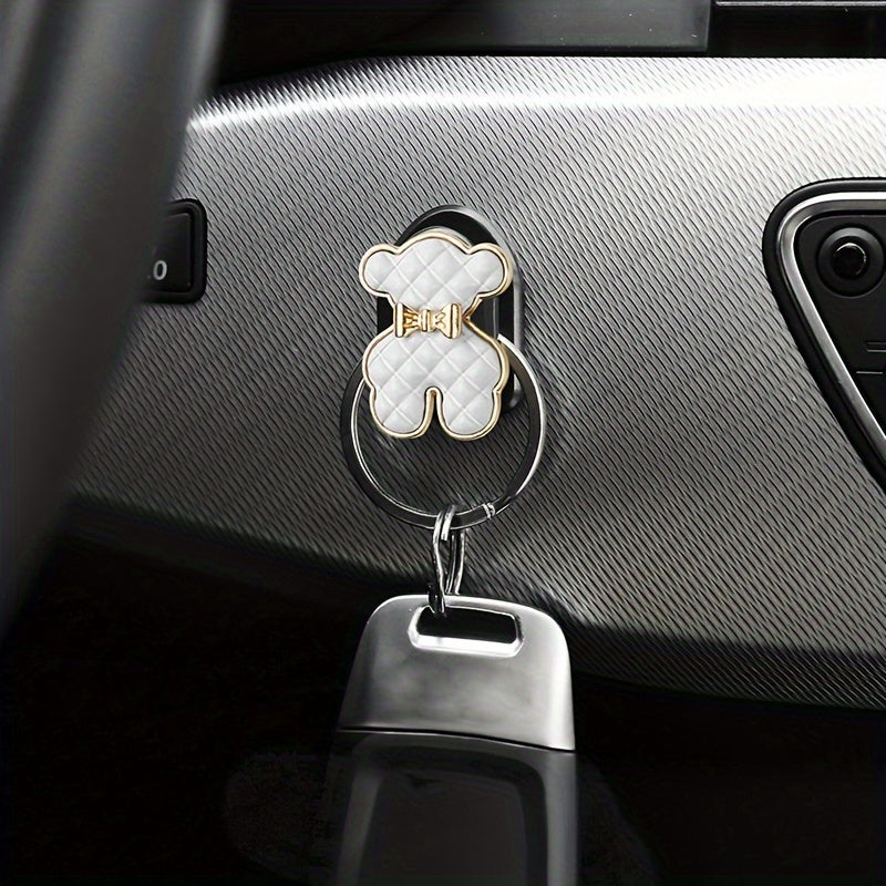 4Pcs Car Hooks Organizer Hanger For USB Cable Headphone Key Storage