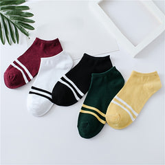Women's Striped Print Ankle Socks