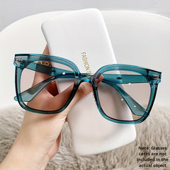 Large Jelly Frame Sunglasses UV400 Anti Light Glasses