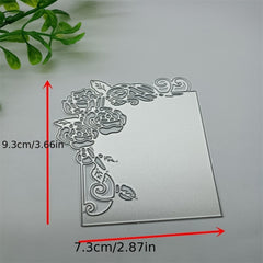 Rose Lace Greeting Card Cutting Die for DIY Scrapbooking