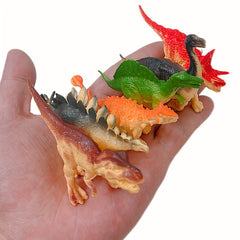 6pcs Realistic PVC Dinosaur Figurines for Education and Home Decor