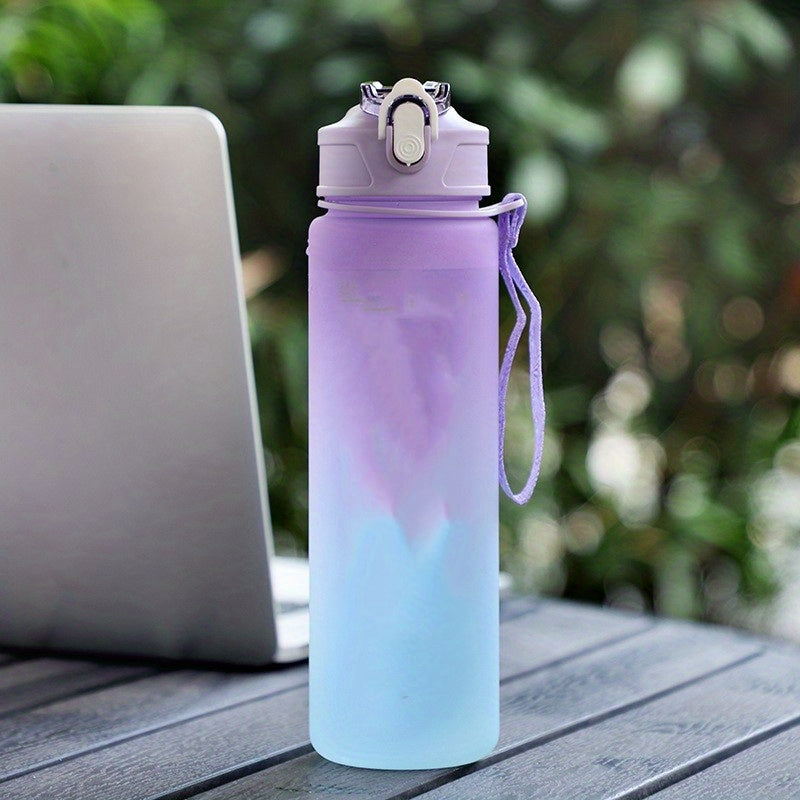 Time Marker Water Bottle Leakproof Fitness Sports Cup